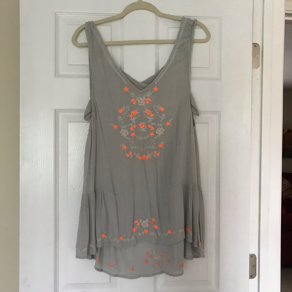 Flowy free people tank